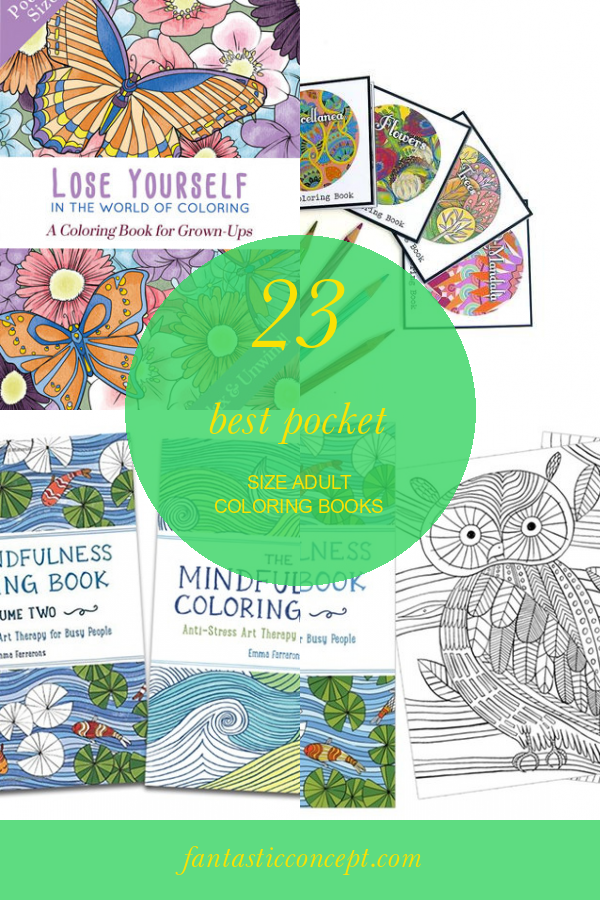 23 Best Pocket Size Adult Coloring Books Home, Family, Style and Art